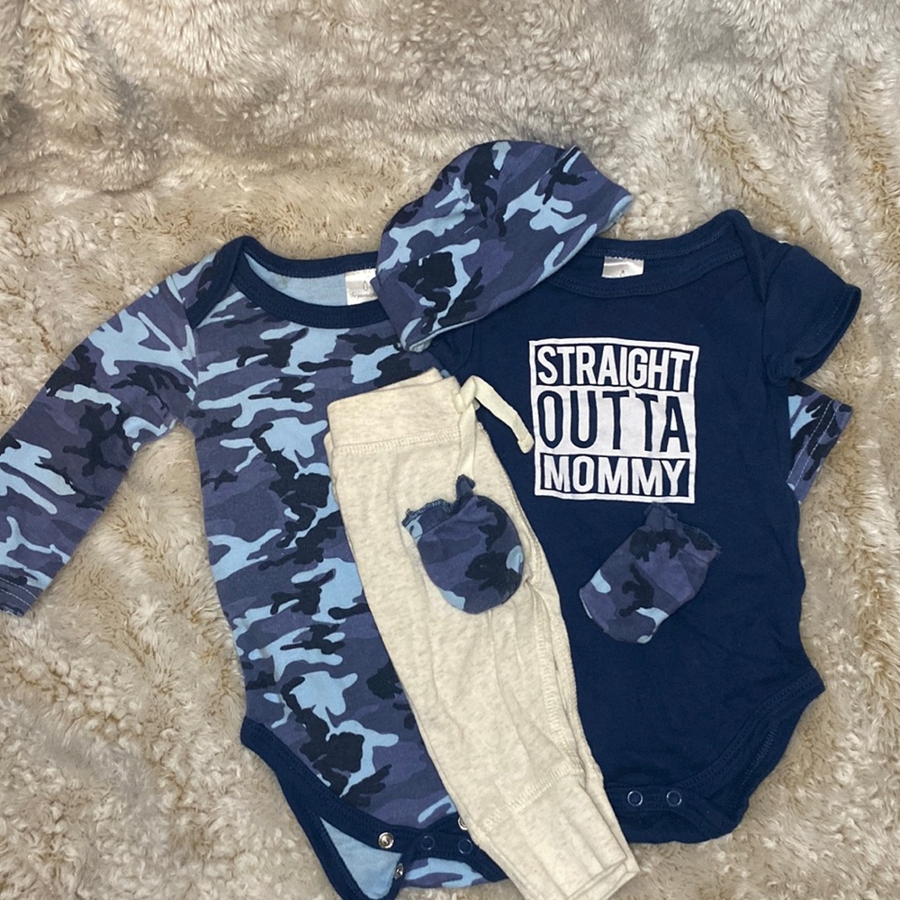 The Peanutshell “Straight Outta Momma” 6 Piece set